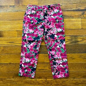 Talbots Signature Crop Floral Pant